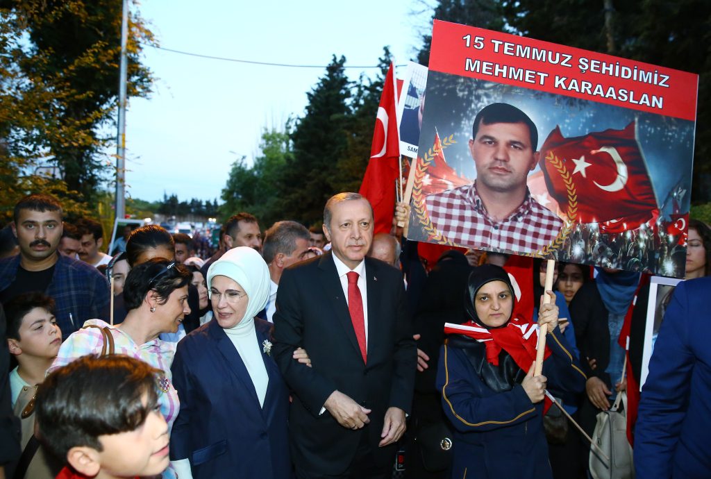One year anniversary of failed attempted coup d’etat in Turkey