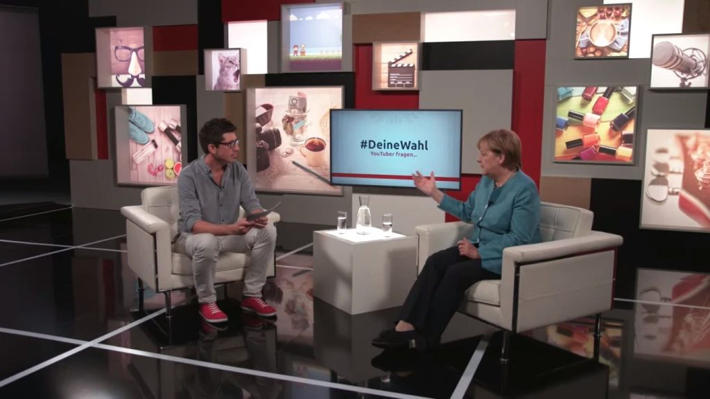 Merkel bei Youtube