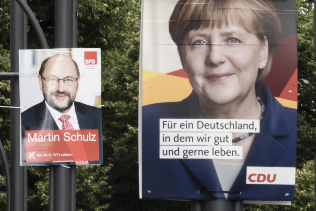 German parties campaign posters