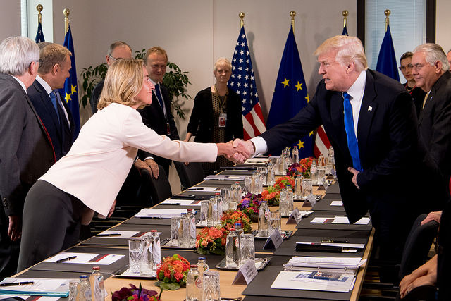 Mogherini gegen Trump: EU ist die "einzige glaubwürdige" globale Macht