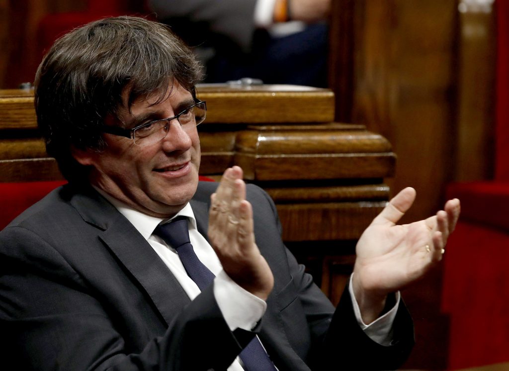 Catalan Parliament session