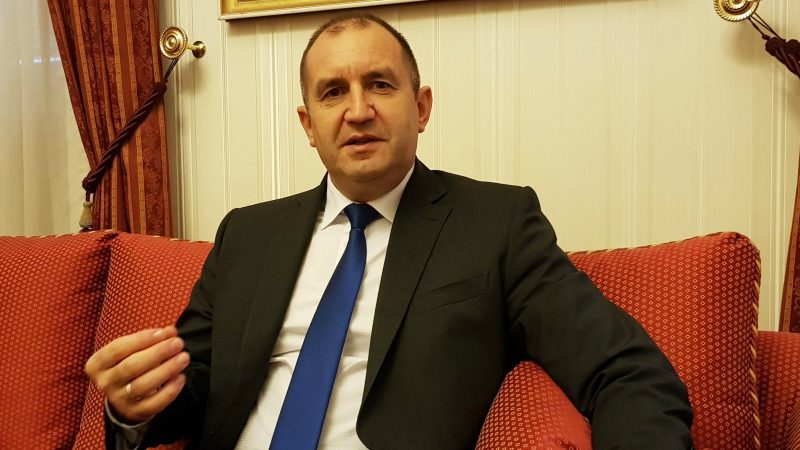 Bulgariens Präsident im Interview: "Ich bin zwar General, aber gegen kriegsähnliche Rhetorik"