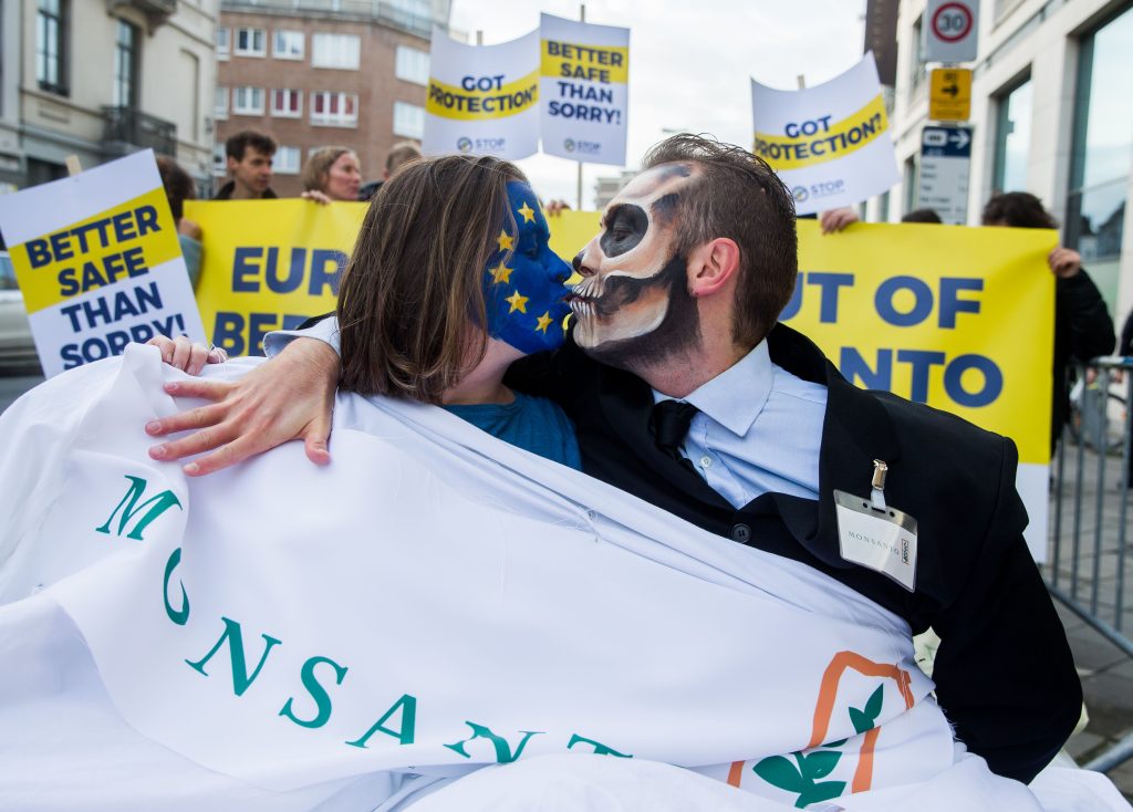 Protest against glyphosate and Monsanto