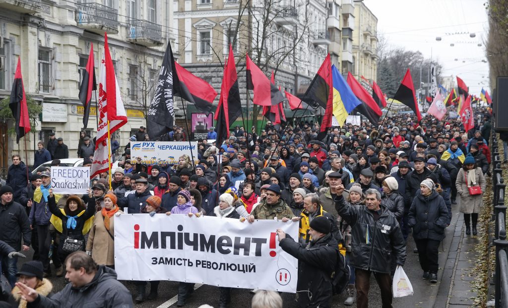 Rally demanding law about impeachment of President