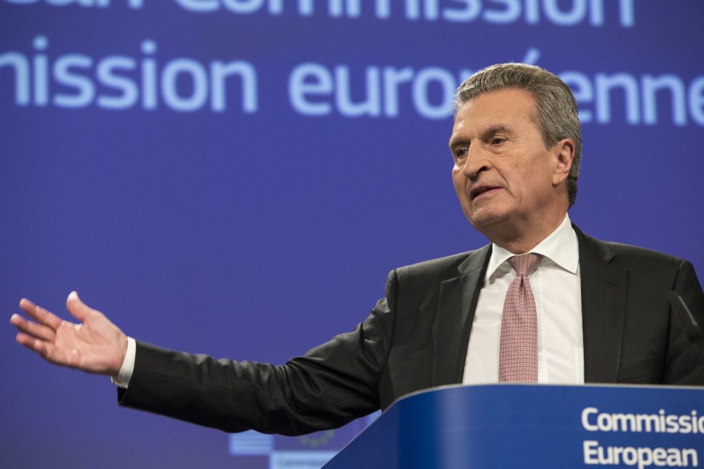 Günther Oettinger, Member of the EC in charge of Budget and Human Resources, will present conclusions of the weekly meeting of the EC college.