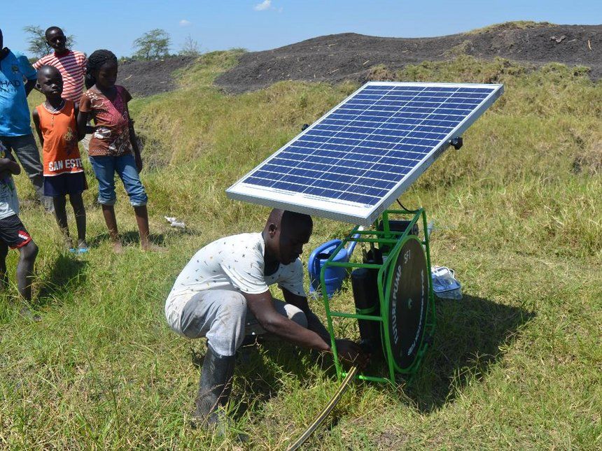 Solar waterpump in Kenya