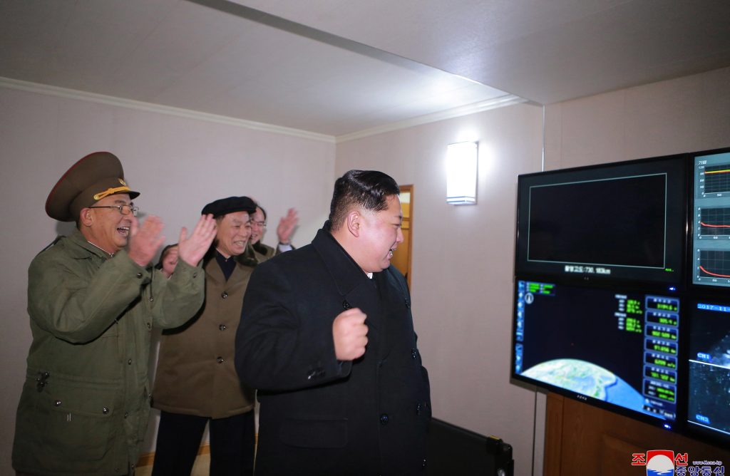 North Korea test fires suspected ICBM