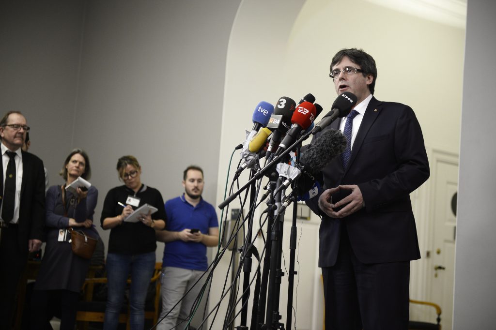 Puigdemont in Denmark