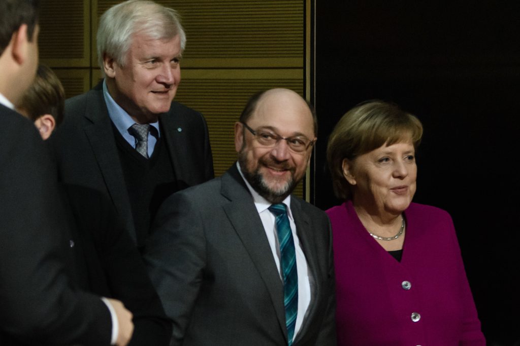 Coalition talks to form a government in Berlin