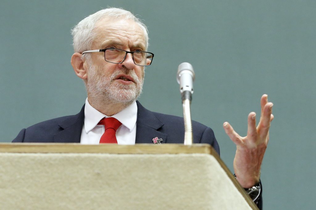 Jeremy Corbyn speech in the UN European headquarters