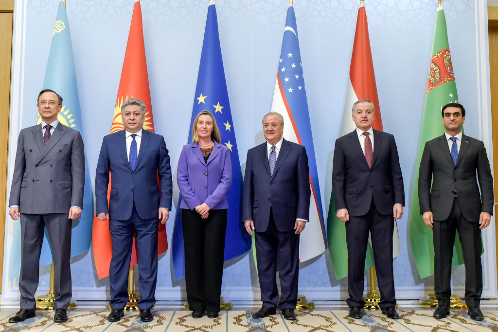 Commissioner Mogherini in Uzbekistan on March 26th, 2018.