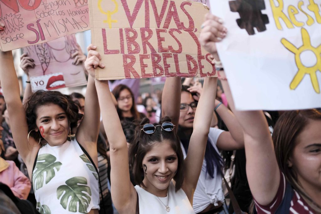 March in Costa Rica on the International Women’s Day