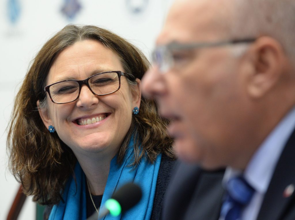 EU Commissioner for Trade holds meetings on economic ties with Poland