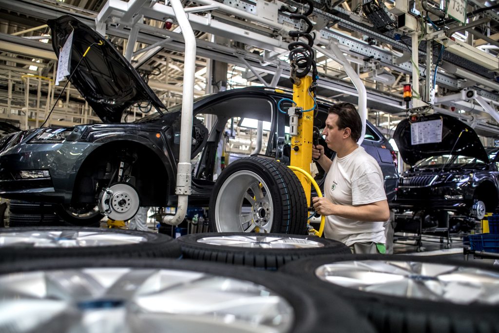 Skoda cars production
