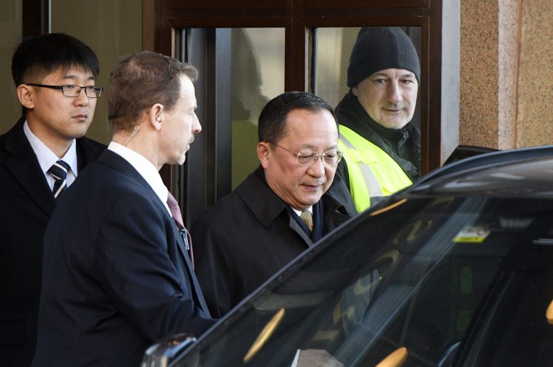 Nordkoreas Außenminister in Schweden