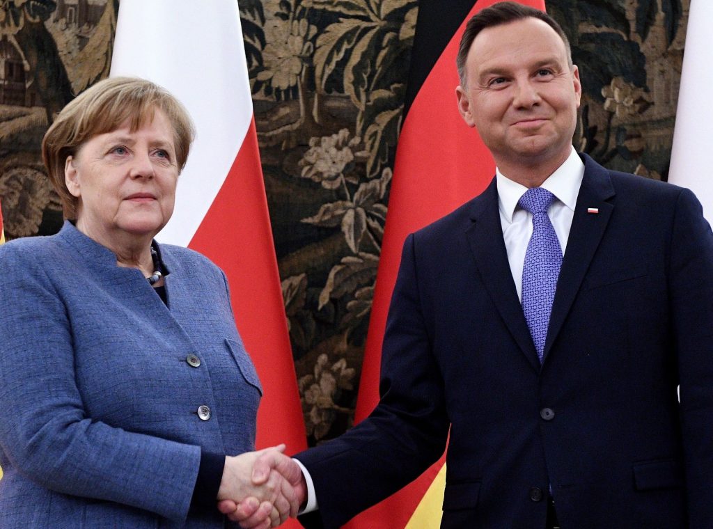 merkel polen
