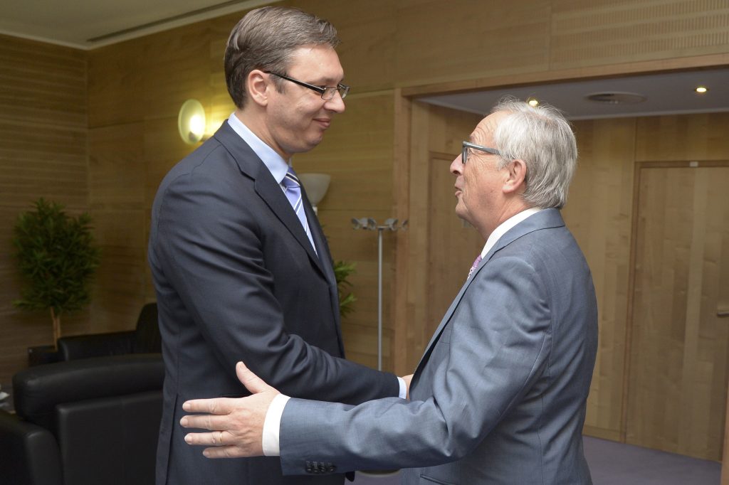 Jean-Claude Juncker, Aleksandar Vucic
