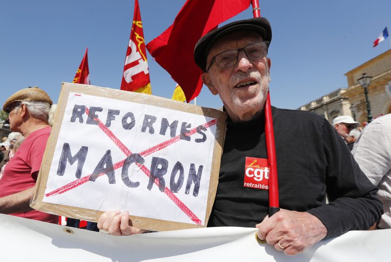 Große Demonstrationen in Frankreich