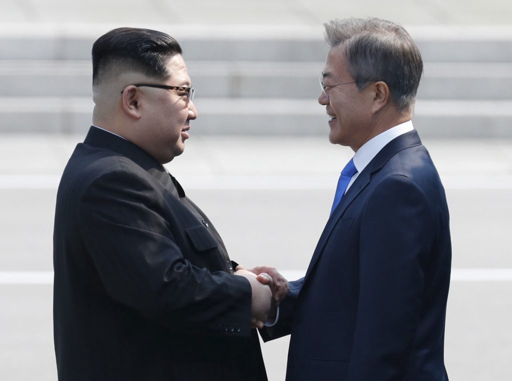 Inter-Korean summit between heads of state of South and North Korea in Panmunjom