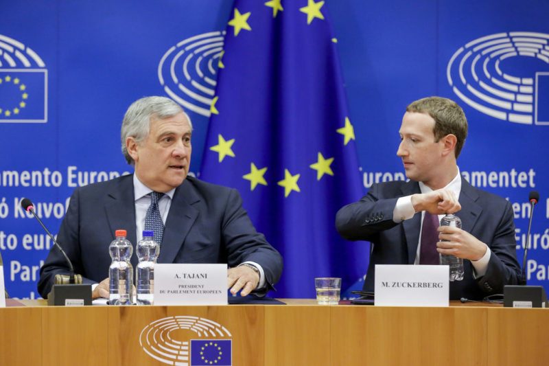 MEPs verärgert über Zuckerberg-Show im EU-Parlament