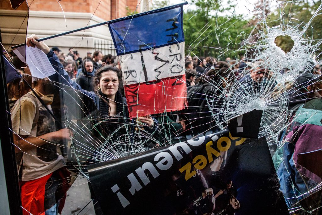 May Day protests in Paris