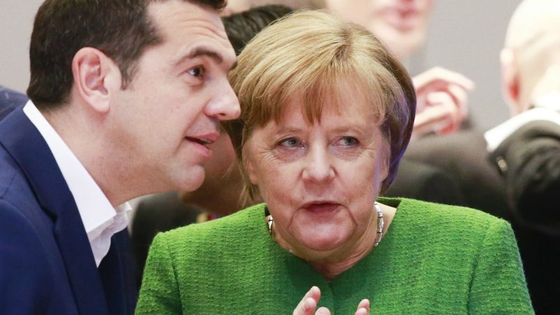 Haut Tsipras Merkel raus?