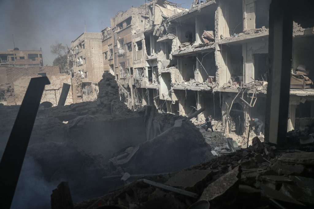 Bombing on Douma
