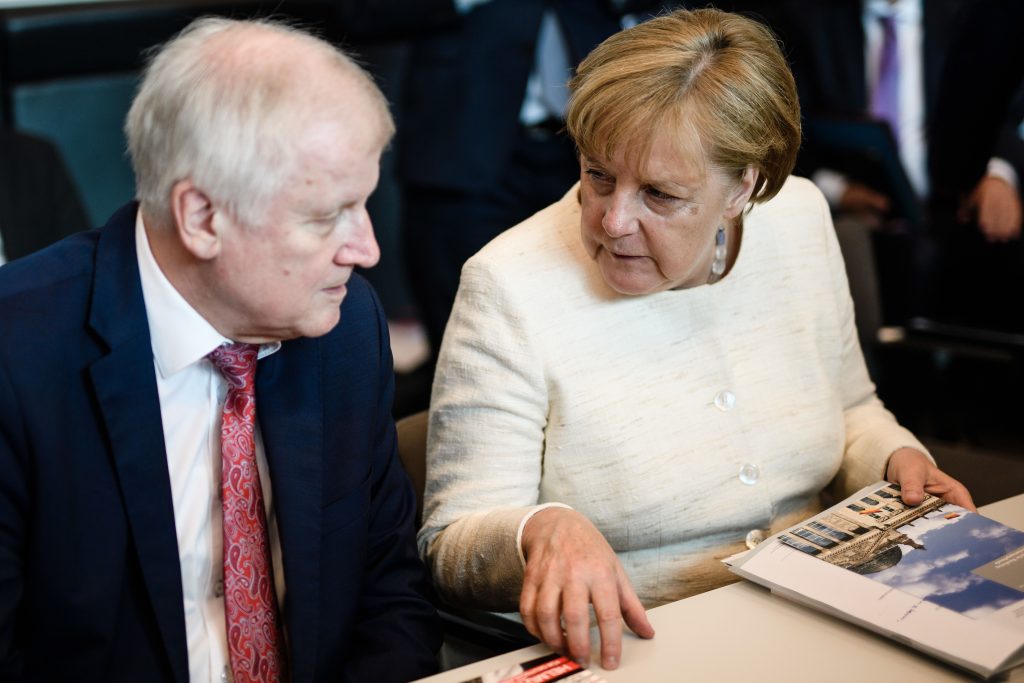 Parliamentary group meeting of the CDU and CSU
