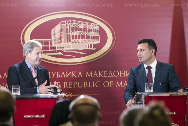 EU-Beitrittsgespräche mit Mazedonien und Albanien ab 2019