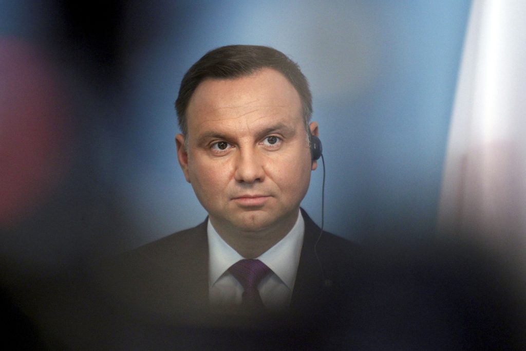 Poland?s President Andrzej Duda vetos law that would benefit bigger parties in European Parliament