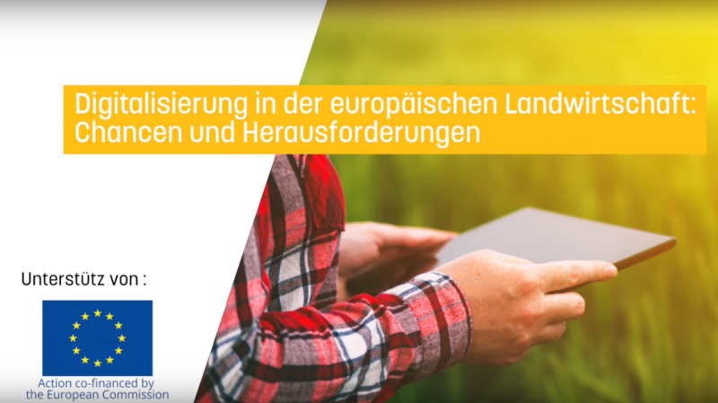 Digitalisierung in der europäischen Landwirtschaft