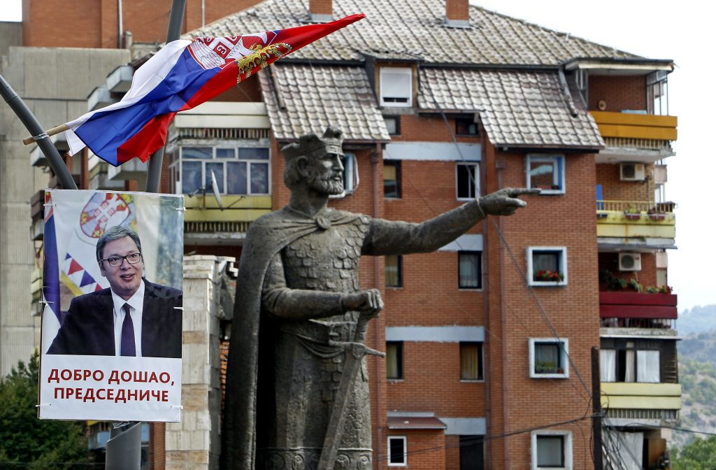 Serbian President Aleksandar Vucic visits Kosovo