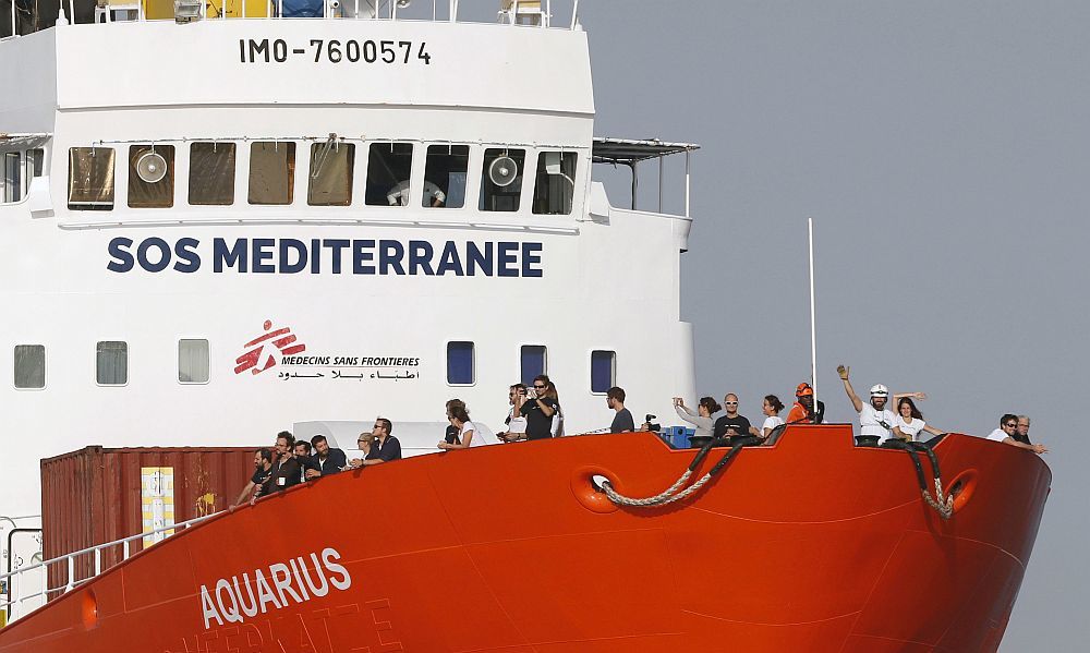 Panama revokes registration of Aquarius refugee rescue vessel
