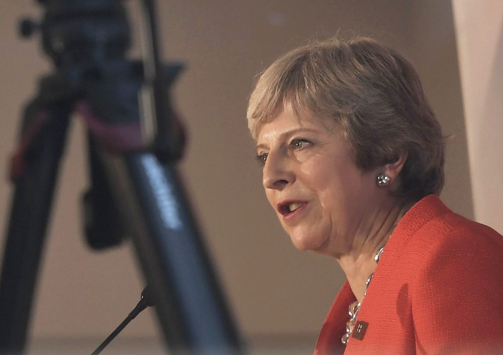 British Prime Minister Theresa May statement on Brexit