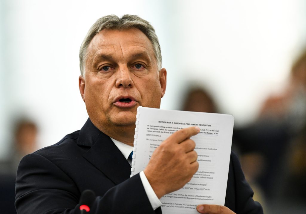 EU Parliament votes on motion for Article 7 sanctions against Hungary