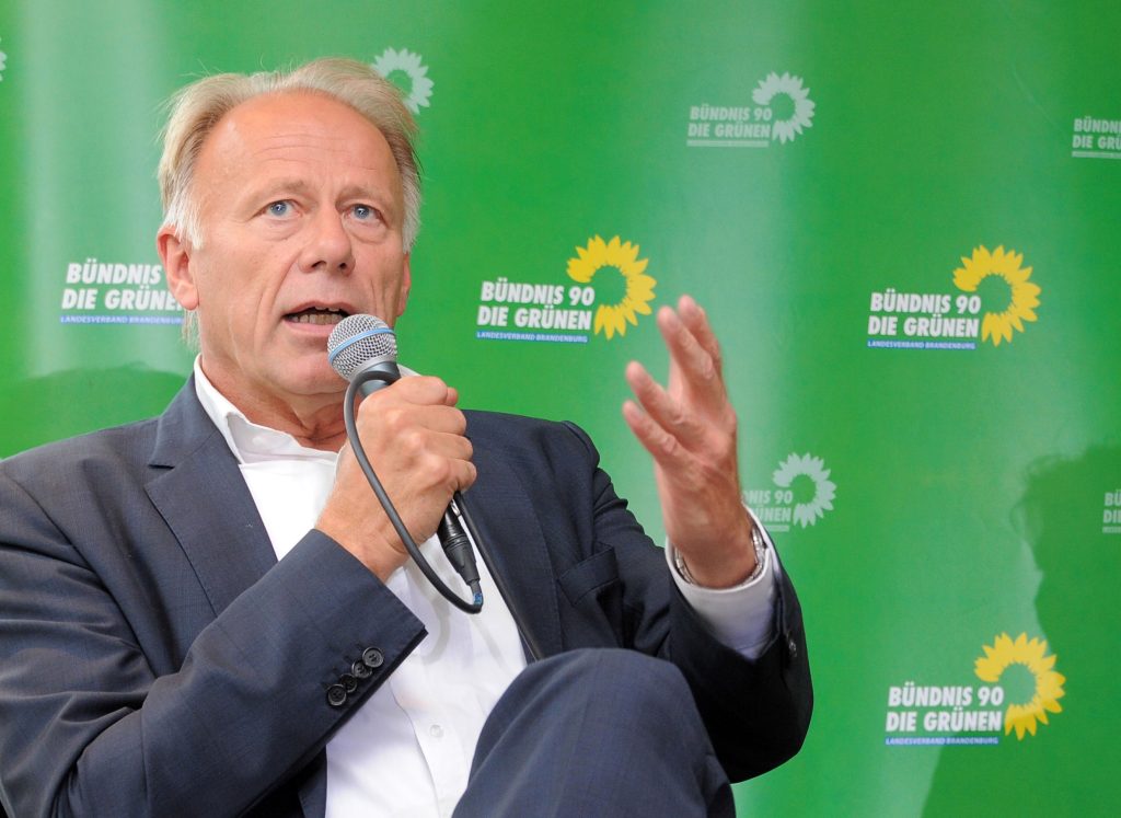 Green Party – campaign trail in Brandenburg