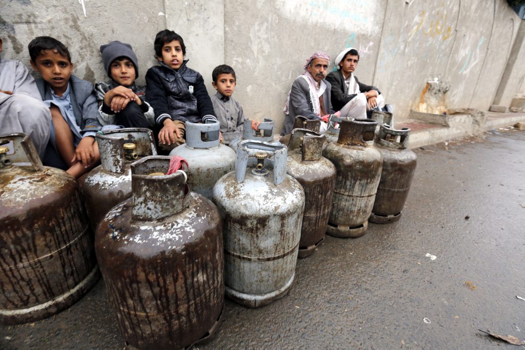 Cooking with firewood in Yemen
