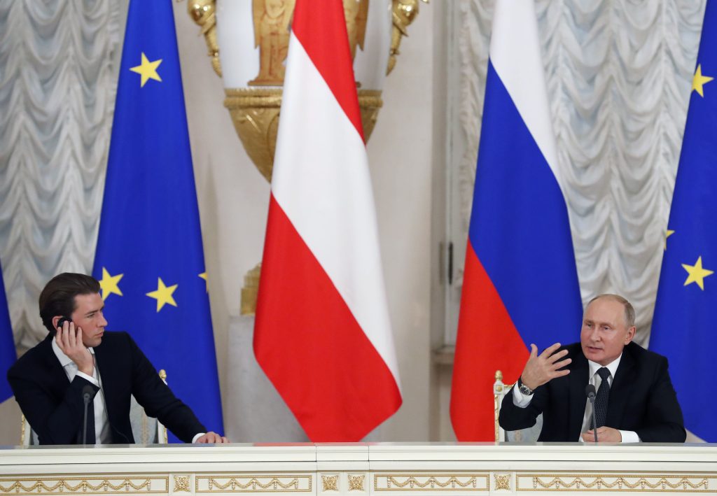 Austrian Chancellor Sebastian Kurz visits St.Petersburg