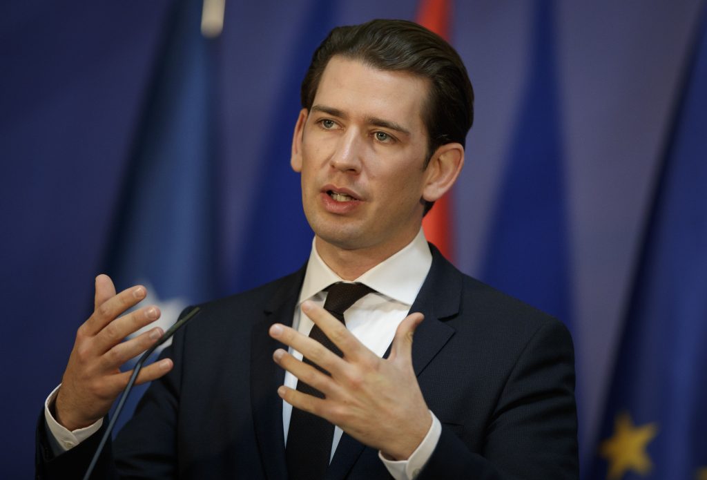 Austrian Chancellor Sebastian Kurz visits Kosovo