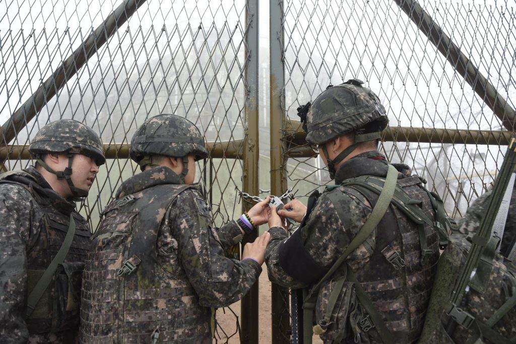 Two Koreas disarming Guard Post (GP) in DMZ