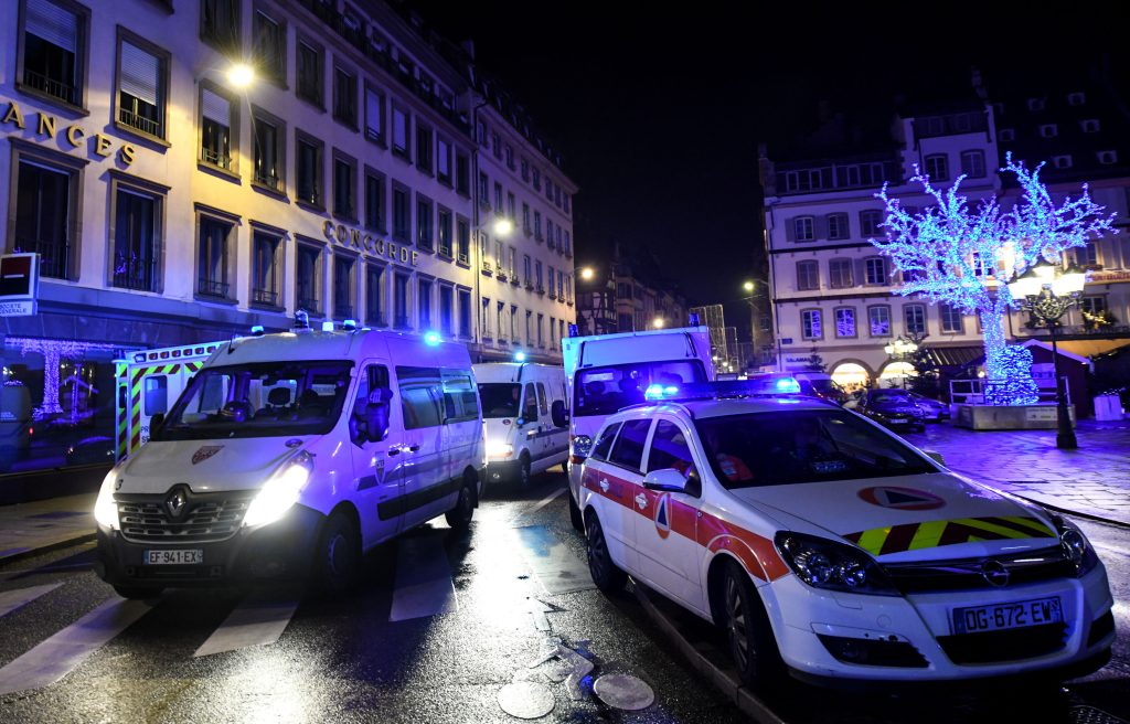 Shooting near Christmas market in Strasbourg