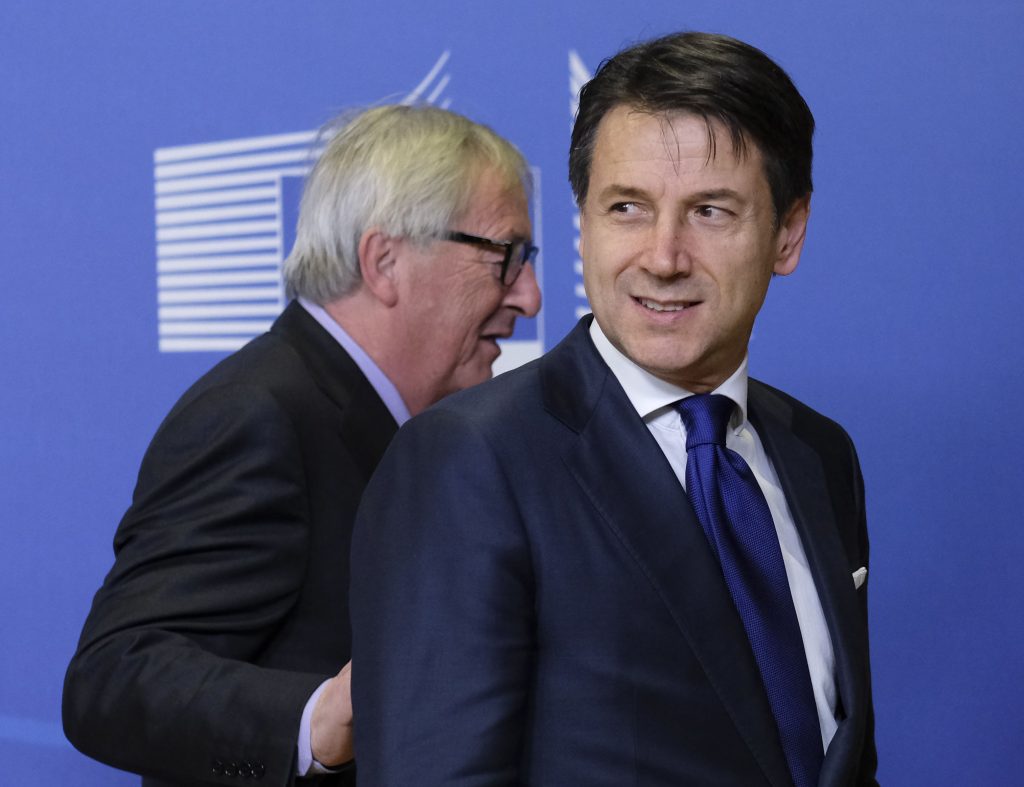 Italian Prime Minister Giuseppe Conte visits to EU Commission