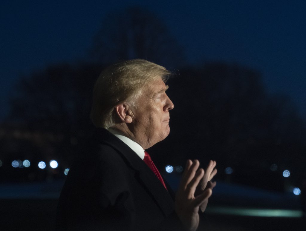President Trump returns to the White House