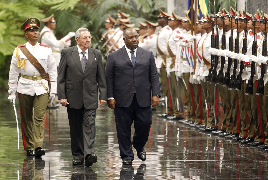 Gabonese President Ali Bongo Ondimba visits Cuba