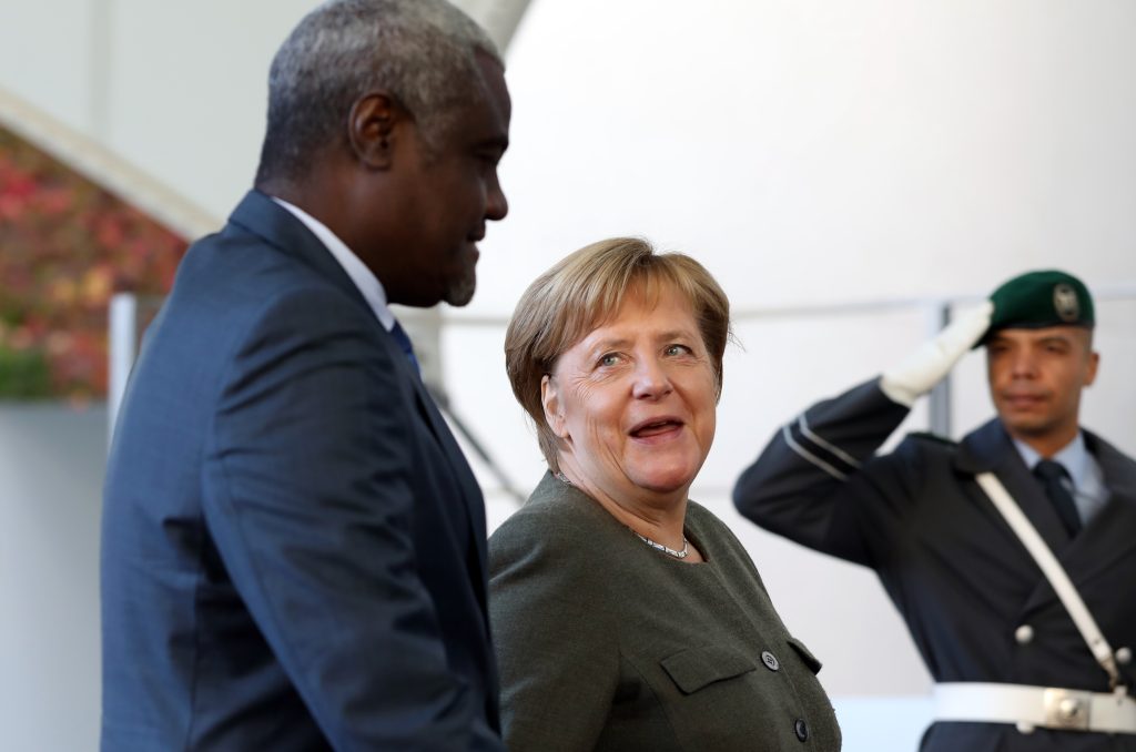 German Chancellor receives Chairperson of the African Union Commission
