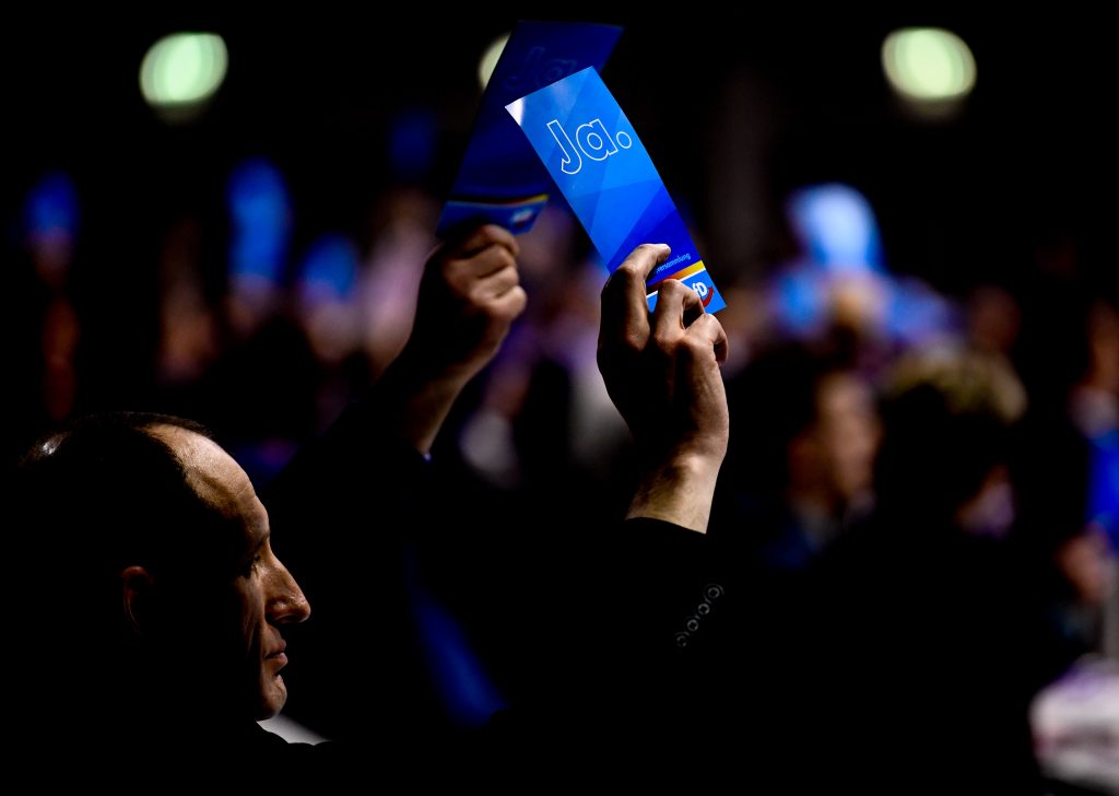 European election convention of AfD party in Riesa