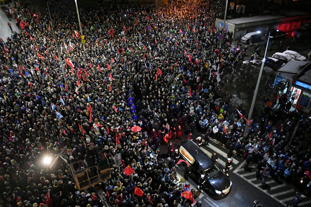 Funeral procession of late Mayor of Gdansk Pawel Adamowicz