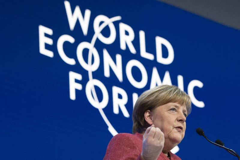 Davos: Merkel verteidigt den Multilateralismus