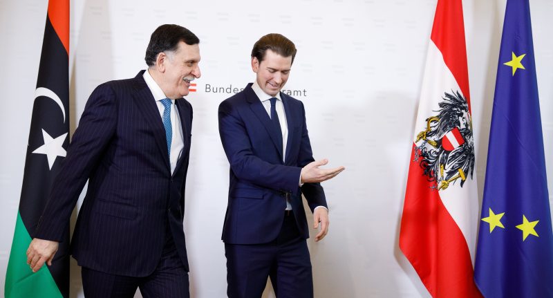 Kurz wirbt für Unterstützung der libyschen Zentralregierung