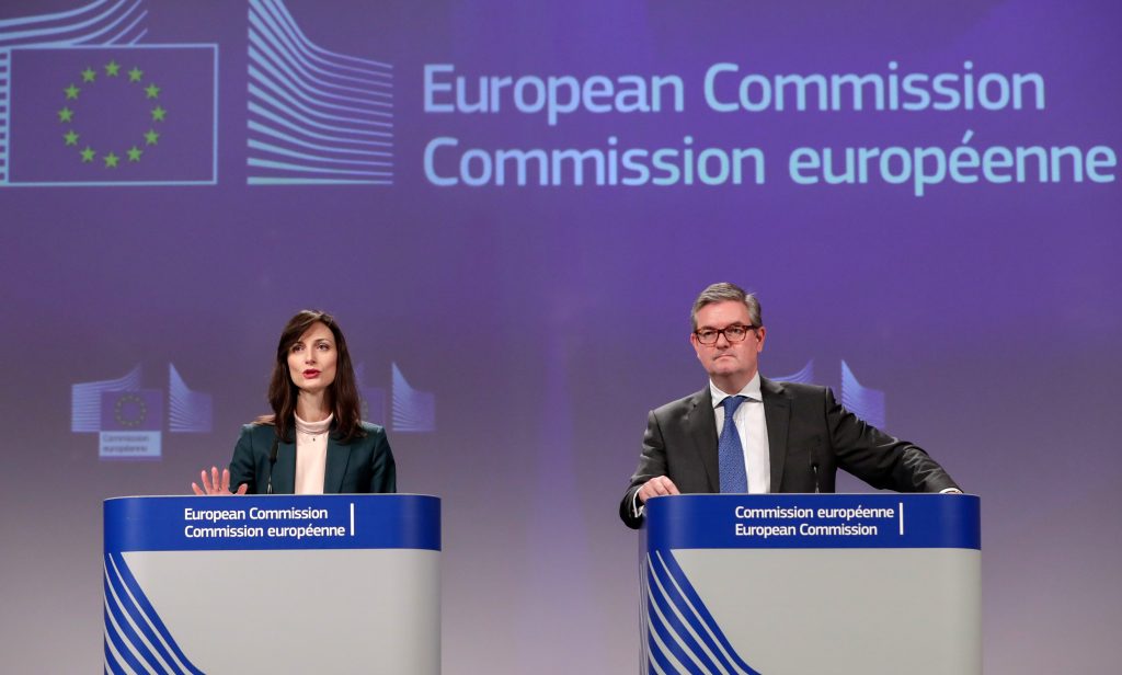 Press conference on the code of practice signed by online platforms to fight disinformation